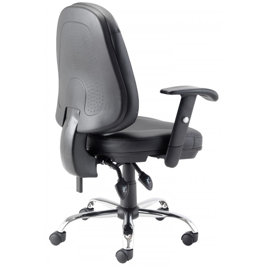 Puma Leather Operator Office Chair  